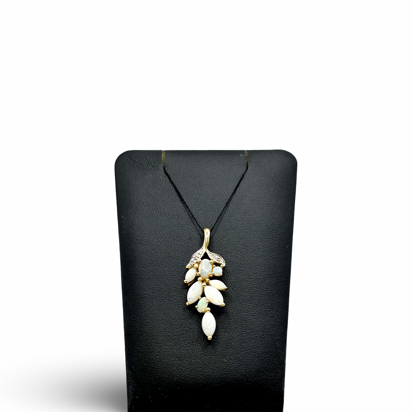 Anhänger Opale Gelbgold 585 / 14kt Diamanten