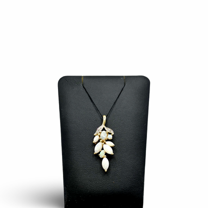Anhänger Opale Gelbgold 585 / 14kt Diamanten