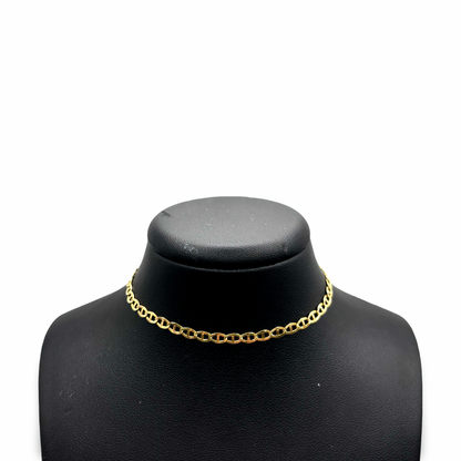 Armband Stegpanzer Gelbgold 750 / 18kt