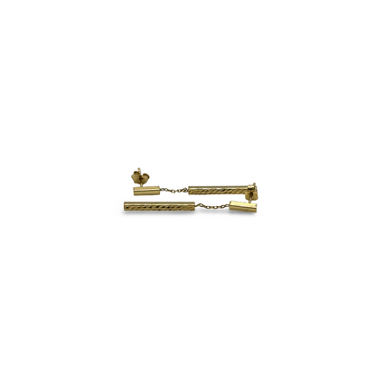Ohrhänger Stäbchen Gelbgold 585 / 14kt
