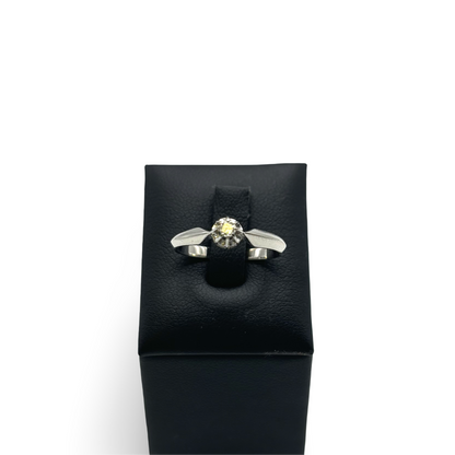 Ring Solitär Weißgold 585 / Diamant