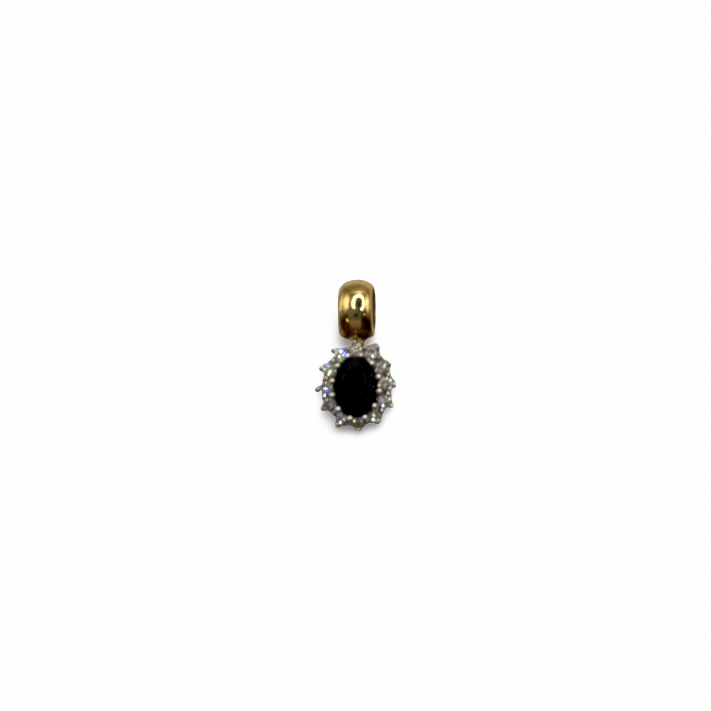 Anhänger Gold 585 / 14kt Diamanten Saphir