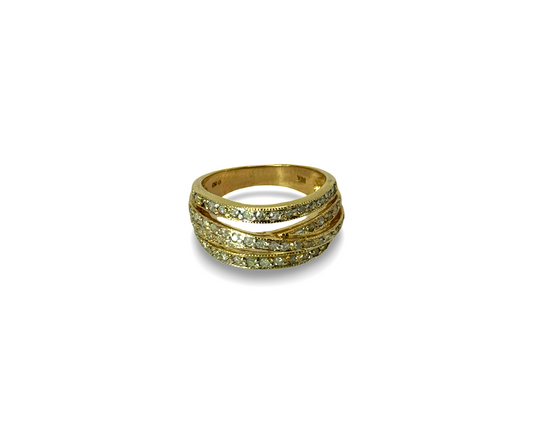Ring, 585, 14 Karat, Diamanten, Brillanten, Bling Bling